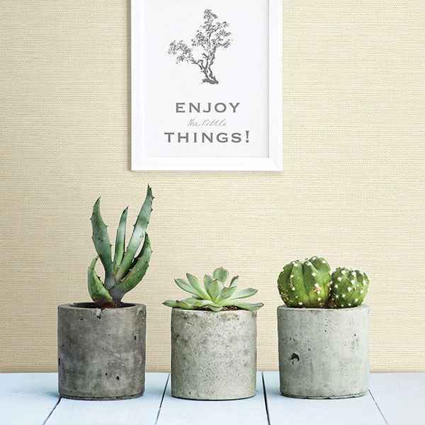 Agave Light Yellow Grasscloth Wallpaper - York Wallcoverings - 3117-24280 - York Wallcoverings Wallpaper