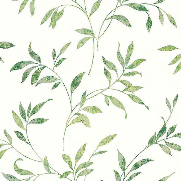 Sanibel Green Trail Wallpaper - York Wallcoverings - 3117-54517