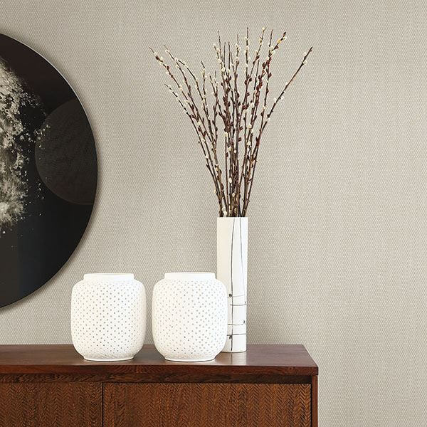 tweed-light-grey-texture-wallpaper-york-wallcoverings-2782-24561 - York Wallcoverings Wallpaper