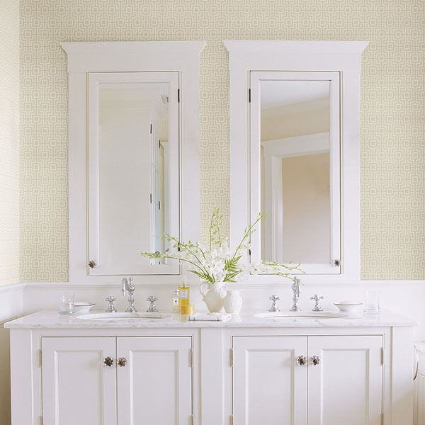 boxwood-neutral-geometric-wallpaper-york-wallcoverings-2782-24532 - York Wallcoverings Papel pintado