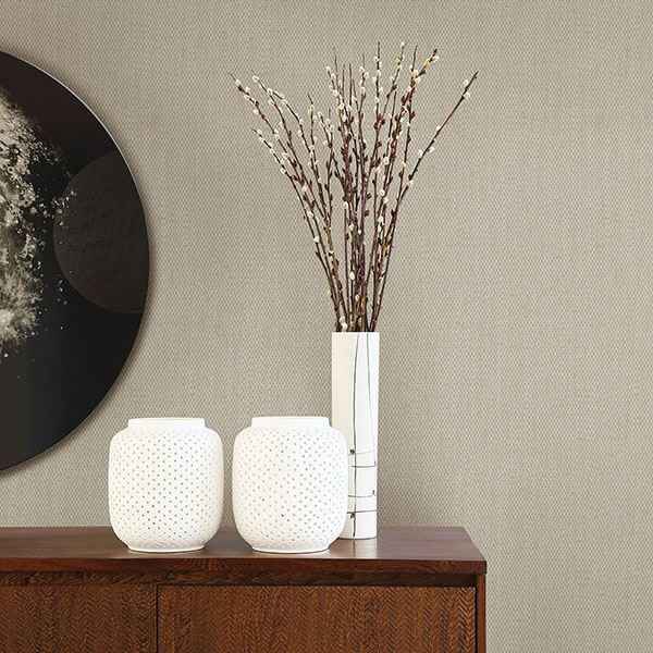 Tweed Taupe Texture Wallpaper - York Wallcoverings - 2782-24559 - York Wallcoverings Wallpaper