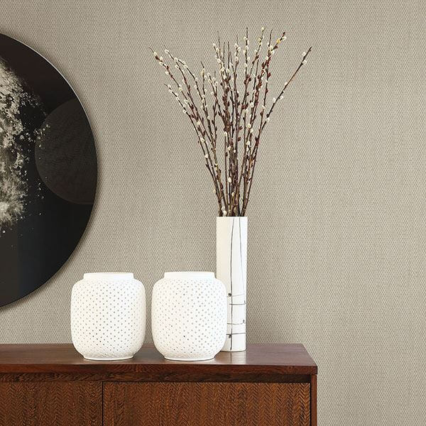 tweed-taupe-texture-wallpaper-york-wallcoverings-2782-24559 - York Wallcoverings Wallpaper