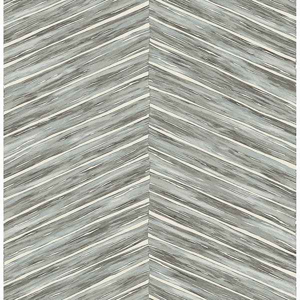 Pina Blue Chevron Weave Wallpaper - York Wallcoverings - 2767-23776 - York Wallcoverings Wallpaper