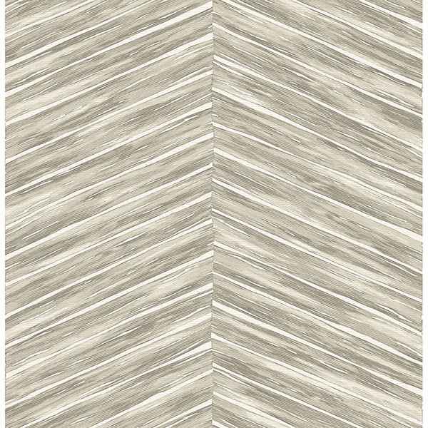 Pina Neutral Chevron Weave Wallpaper - York Wallcoverings - 2767-23775 - York Wallcoverings Wallpaper
