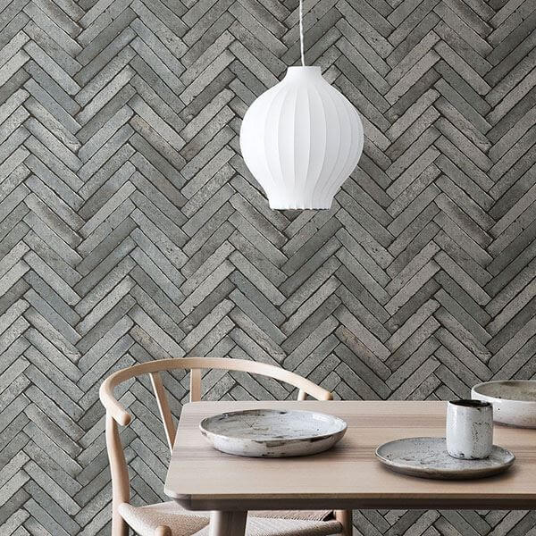 arrow-grey-diagonal-slate-wallpaper-york-wallcoverings-2767-23758 - York Wallcoverings Wallpaper
