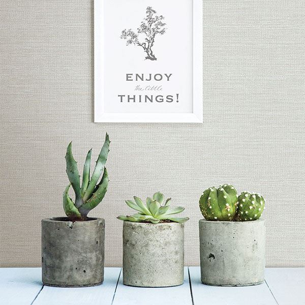 Bluestem Light Grey Grasscloth Wallpaper - York Wallcoverings - 2767-24278 - York Wallcoverings Wallpaper