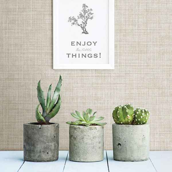Tuckernuck Neutral Linen Wallpaper - York Wallcoverings - 2767-24273 - York Wallcoverings Wallpaper