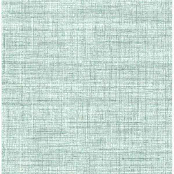 Tuckernuck Teal Linen Wallpaper - York Wallcoverings - 2767-24271 - York Wallcoverings Wallpaper