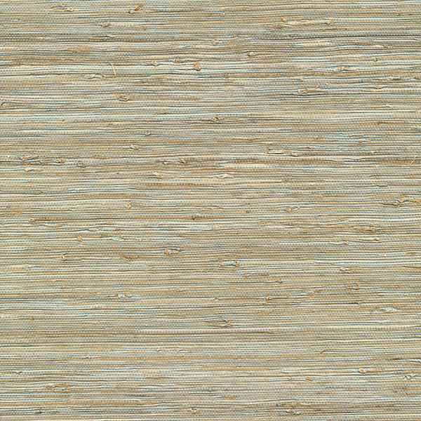 Taizhou Blue Grasscloth Wallpaper - York Wallcoverings - 2732-65437