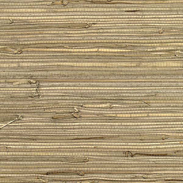 anhui-brown-grasscloth-wallpaper-york-wallcoverings-2732-80084 - York Wallcoverings Papel pintado