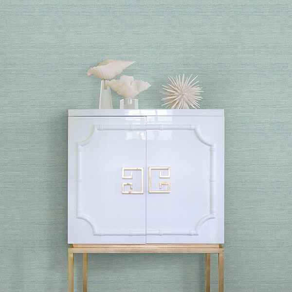 Lilt Teal Faux Grasscloth Wallpaper - York Wallcoverings - 2793-24282 - York Wallcoverings Wallpaper