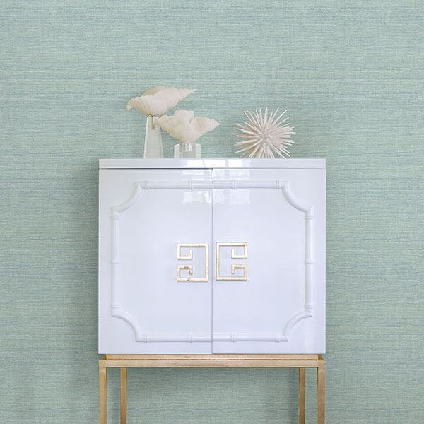 lilt-teal-faux-grasscloth-wallpaper-york-wallcoverings-2793-24282 - York Wallcoverings Wallpaper