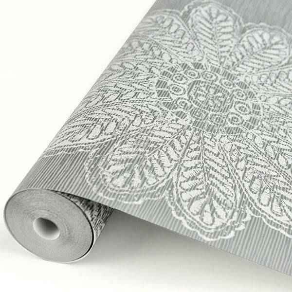 Sol Slate Medallion Wallpaper - York Wallcoverings - 2793-24746 - York Wallcoverings Wallpaper