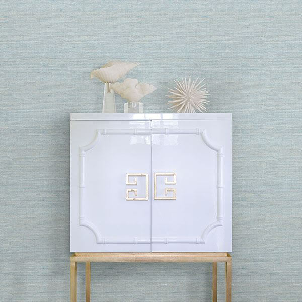 lilt-blue-faux-grasscloth-wallpaper-york-wallcoverings-2793-24283 - York Wallcoverings Wallpaper