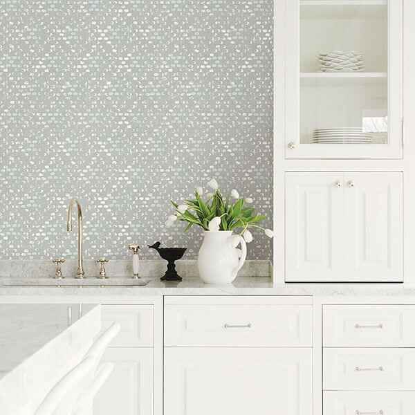 Blissful Light Blue Harlequin Wallpaper - York Wallcoverings - 2793-24714 - York Wallcoverings Wallpaper
