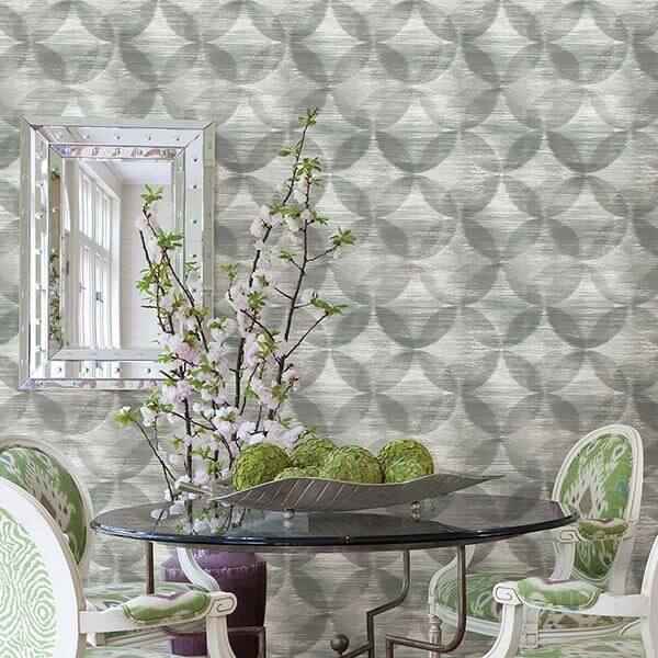 Alchemy Grey Geometric Wallpaper - York Wallcoverings - 2793-24702 - York Wallcoverings Wallpaper