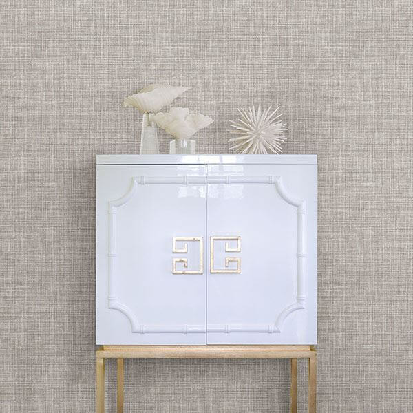 poise-grey-linen-wallpaper-york-wallcoverings-2793-24270 - York Wallcoverings Wallpaper