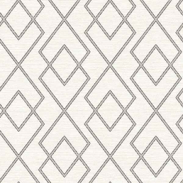 Blaze Cream Trellis Wallpaper - York Wallcoverings - 3115-12425