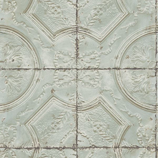 susanna-teal-vintage-tin-tile-wallpaper-york-wallcoverings-3115-12432