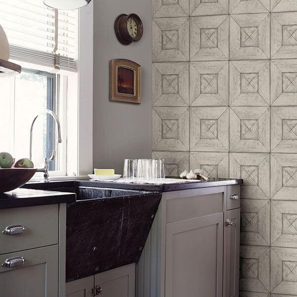 avery-light-grey-wood-wallpaper-york-wallcoverings-3115-12453 - York Wallcoverings Papel pintado