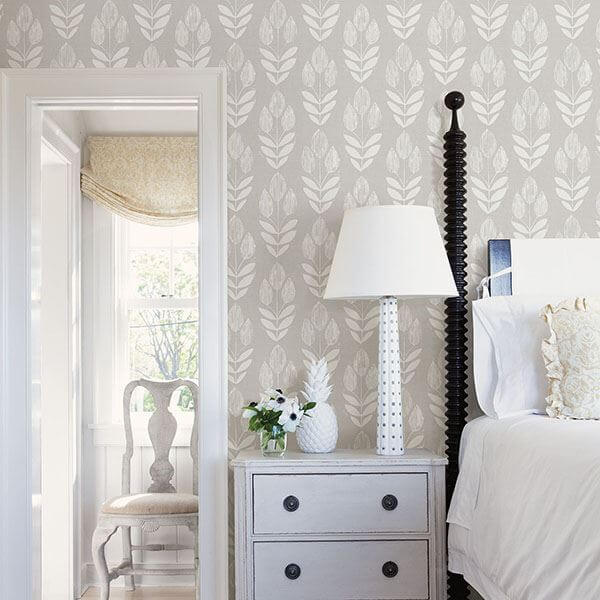 garland-dove-block-tulip-wallpaper-york-wallcoverings-3115-24473 - York Wallcoverings Wallpaper
