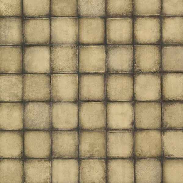 Soucy Gold Tiles Wallpaper - York Wallcoverings - 2766-24083 - York Wallcoverings Wallpaper