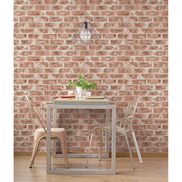 jomax-red-warehouse-brick-wallpaper-york-wallcoverings-uw24760 - York Wallcoverings Wallpaper