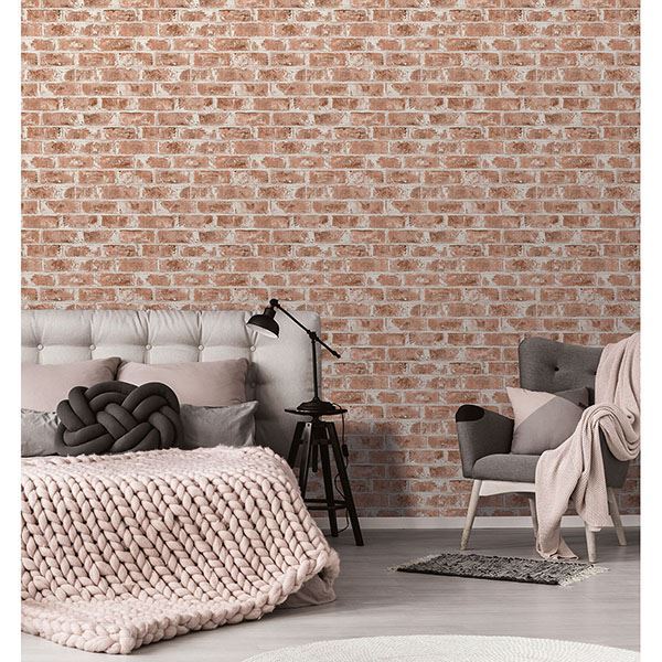 jomax-red-warehouse-brick-wallpaper-york-wallcoverings-uw24760 - York Wallcoverings Wallpaper