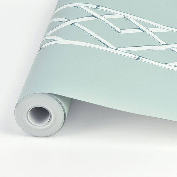 aqua-latticework-wallpaper-york-wallcoverings-2785-24806 - York Wallcoverings Wallpaper