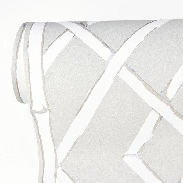 platinum-latticework-wallpaper-york-wallcoverings-2785-24809 - York Wallcoverings Wallpaper