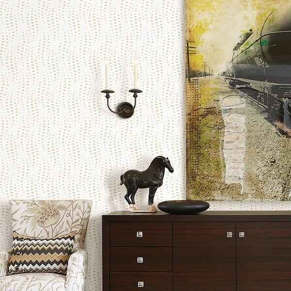 Citrine Wavelength Wallpaper - York Wallcoverings - 2785-24845 - York Wallcoverings Wallpaper