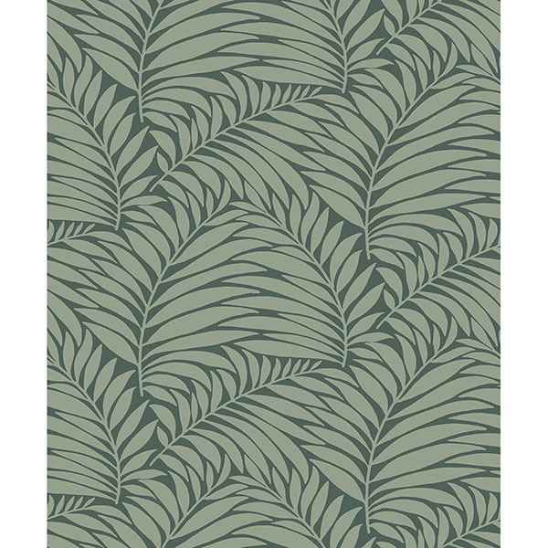 Myfair Olive Leaf Wallpaper - York Wallcoverings - 2825-6378 - York Wallcoverings Wallpaper