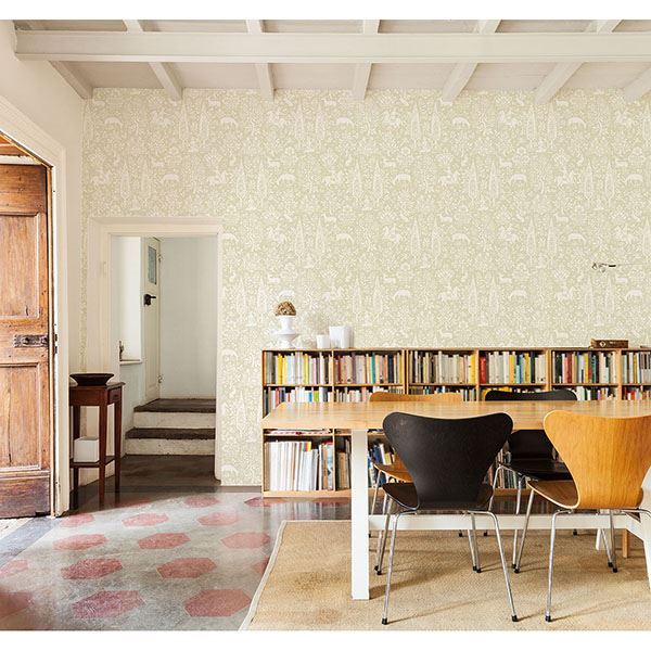 sherwood-cream-woodland-wallpaper-york-wallcoverings-m1165 - York Wallcoverings Papel pintado