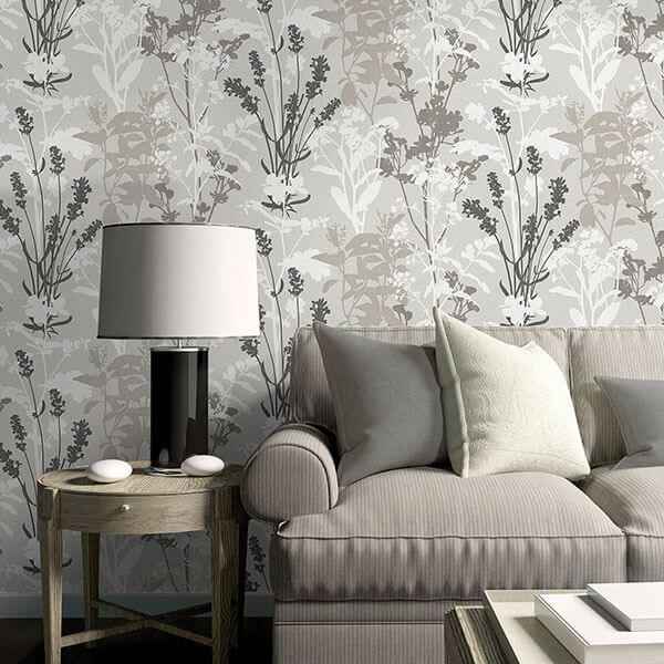 Santa Multicolor Wild Flowers Wallpaper - York Wallcoverings - 2811-24571 - York Wallcoverings Wallpaper