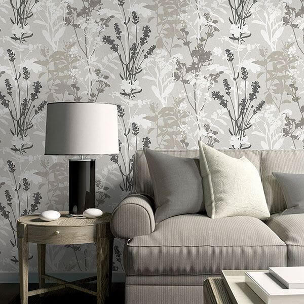 santa-multicolor-wild-flowers-wallpaper-york-wallcoverings-2811-24571 - York Wallcoverings Papel pintado