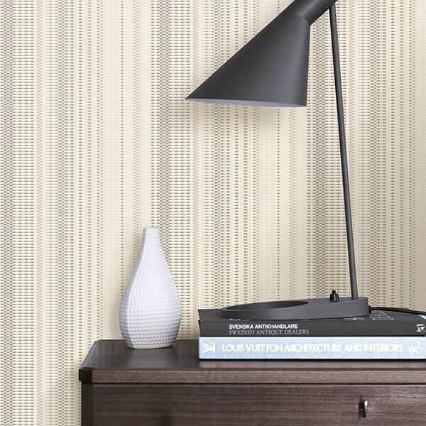 Morgen Gold Stripe Wallpaper - York Wallcoverings - 2812-LH00719 - York Wallcoverings Wallpaper