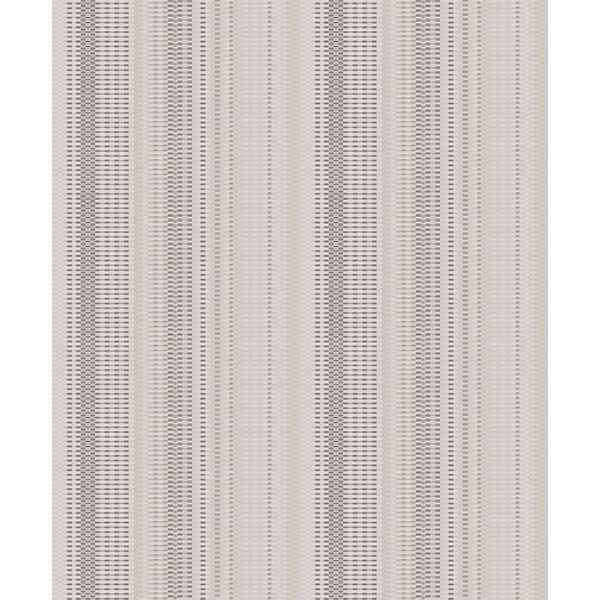 Morgen Pearl Stripe Wallpaper - York Wallcoverings - 2812-LH00713