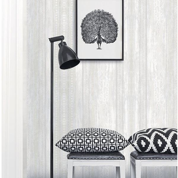 blair-dove-ikat-stripe-wallpaper-york-wallcoverings-2810-sh01081 - York Wallcoverings Wallpaper