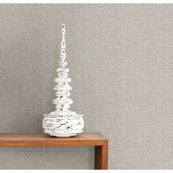 hip-grey-ogee-wallpaper-york-wallcoverings-2718-001845 - York Wallcoverings Wallpaper