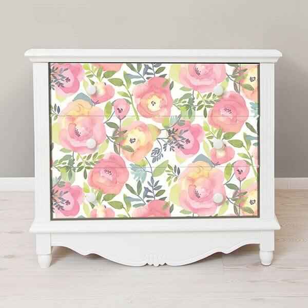 Peachy Keen Pink Peel Stick Wallpaper - York Wallcoverings - NU3035 - York Wallcoverings Wallpaper