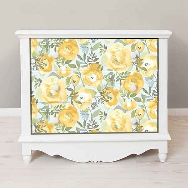 Peachy Keen Yellow Peel Stick Wallpaper - York Wallcoverings - NU3036 - York Wallcoverings Wallpaper