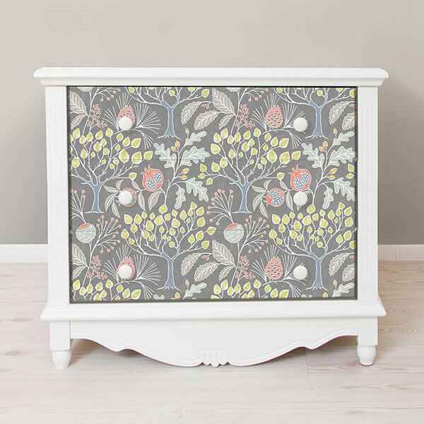 Groovy Garden Grey Peel Stick Wallpaper - York Wallcoverings - NU3039 - York Wallcoverings Wallpaper
