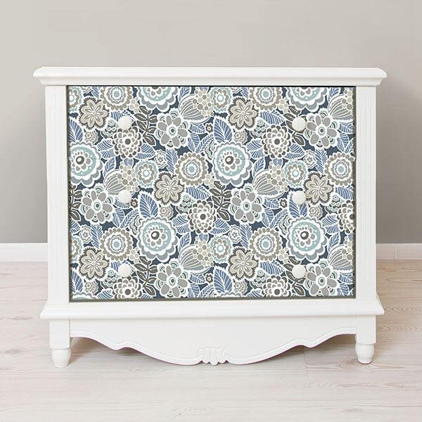 Dream on Navy Peel Stick Wallpaper - York Wallcoverings - NUS3160 - York Wallcoverings Wallpaper