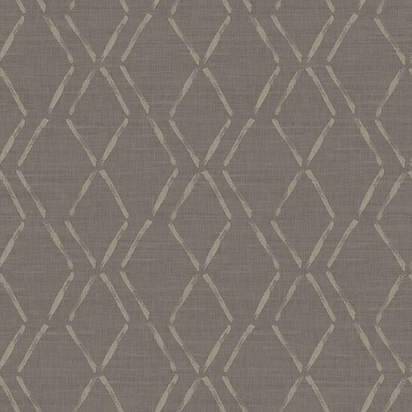 tapa-brown-trellis-wallpaper-york-wallcoverings-3118-12654 - York Wallcoverings Papel pintado