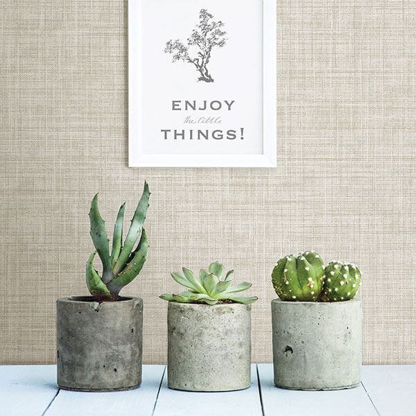 mendocino-beige-linen-wallpaper-york-wallcoverings-2821-24273 - York Wallcoverings Wallpaper