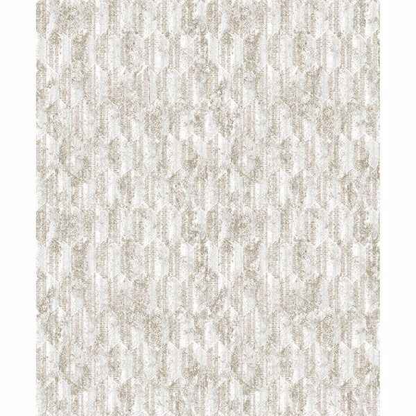 Kendall Off White Geometric Wallpaper - York Wallcoverings - 2838-IH2214 - York Wallcoverings Wallpaper