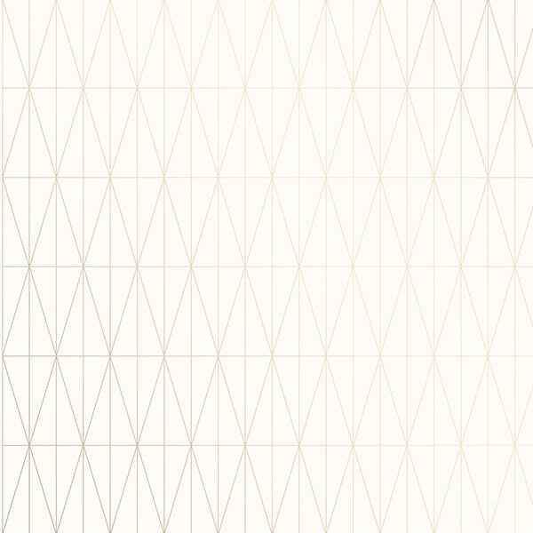 Tofta Off-white Geometric Wallpaper - York Wallcoverings - 2889-25212 - York Wallcoverings Wallpaper