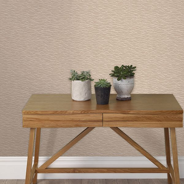 hono-beige-abstract-wave-wallpaper-york-wallcoverings-2889-25243 - York Wallcoverings Wallpaper