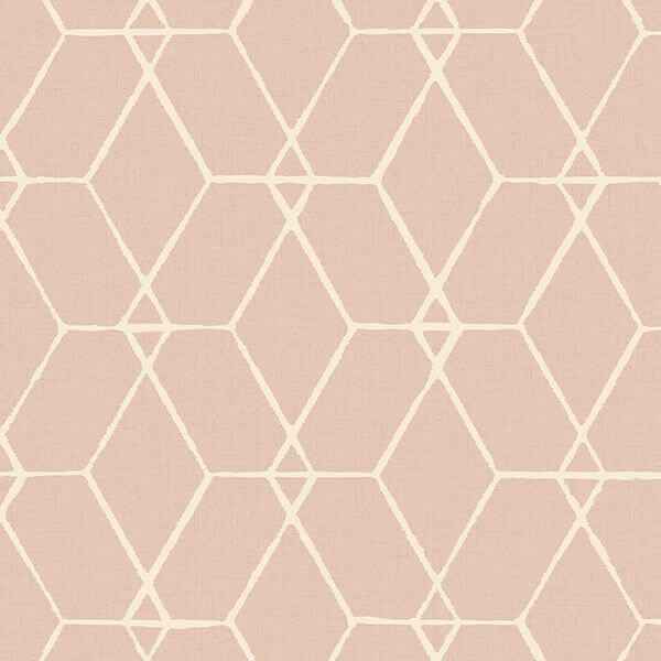Osterlen Light Pink Trellis Wallpaper - York Wallcoverings - 2889-25250 - York Wallcoverings Wallpaper
