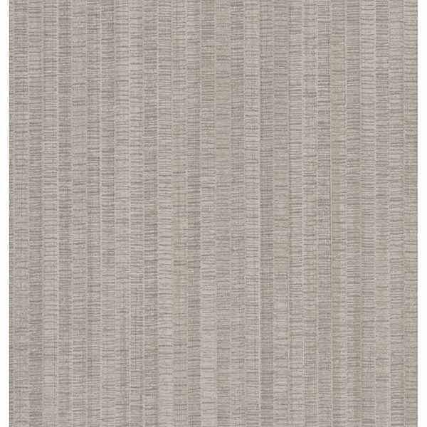 Volantis Neutral Textured Stripe Wallpaper - York Wallcoverings - 2830-2722
